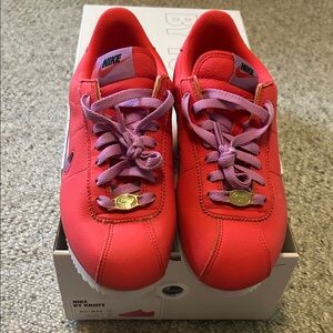Nike Women's Bright Pink and Purple Sneakers